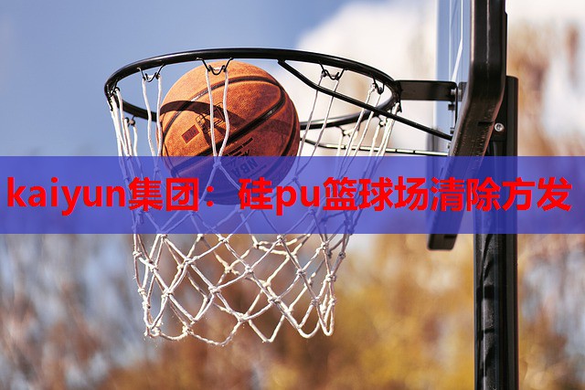 kaiyun集团：硅pu篮球场清除方发