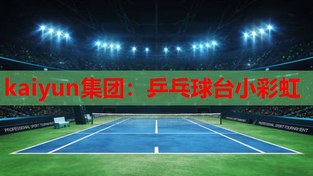 kaiyun集团：乒乓球台小彩虹