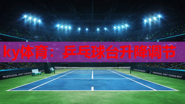 乒乓球台升降调节