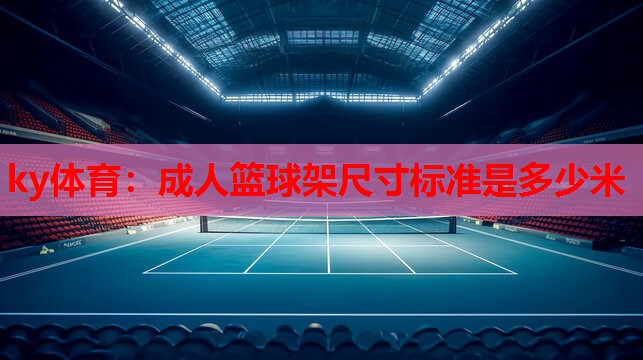 成人篮球架尺寸标准是多少米