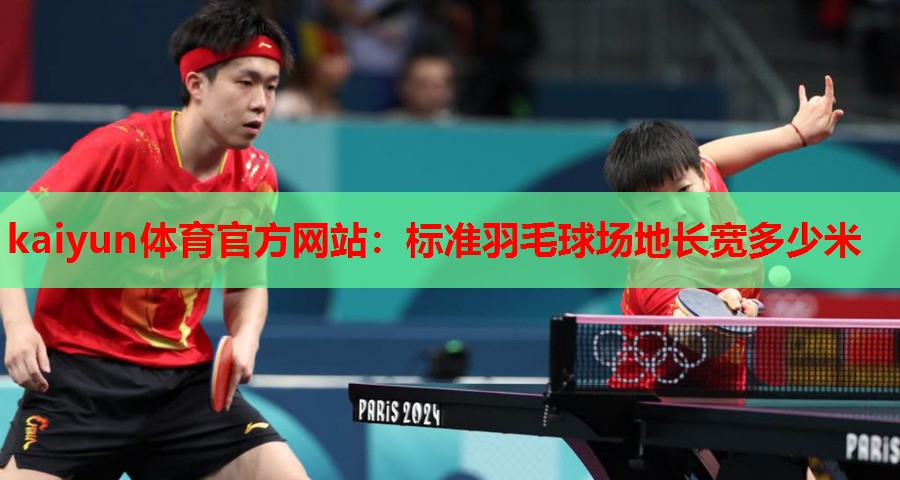 标准羽毛球场地长宽多少米