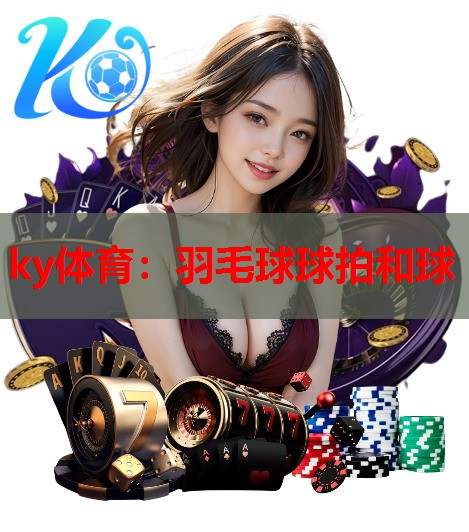 羽毛球球拍和球